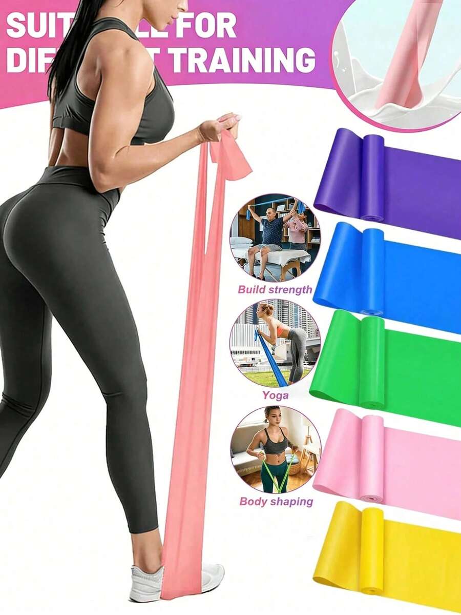 Pilates Yoga Difference - 3 Packs Strength Training Resistance Bands,
