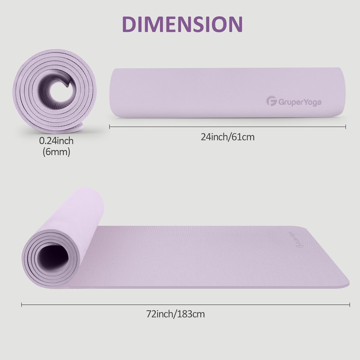 Non Slip Yoga Mat 72x24in, Ant - Pilates Yoga Bag incelemesi ve fiyatı