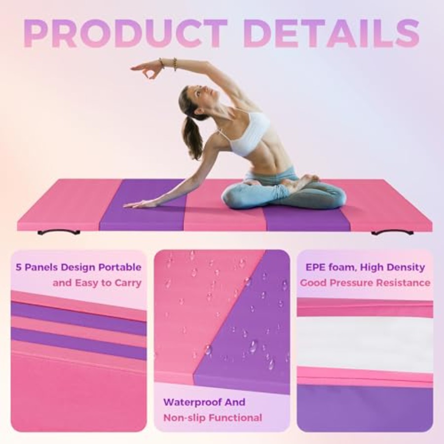 Folding Gymnastics Mat, Exerci - Pilates & Yoga Studio Alineacion incelemesi ve fiyatı