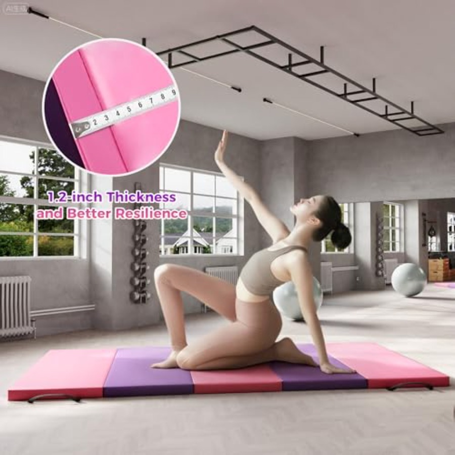 Folding Gymnastics Mat, Exerci - Pilates & Yoga Studio Alineacion incelemesi ve fiyatı