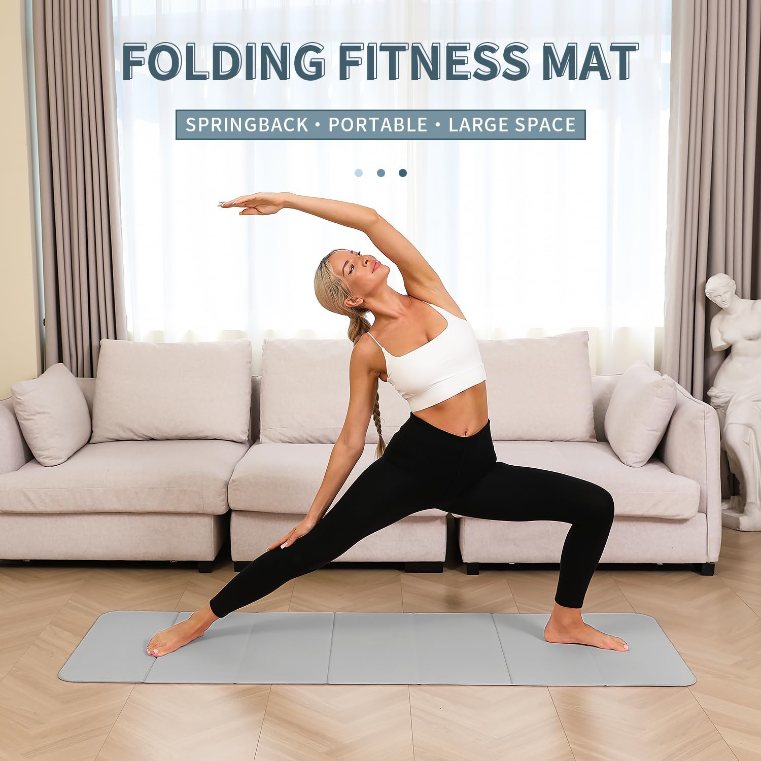 Foldable Yoga Mat 10mm Extra T - Pilates Yoga Mat Workout incelemesi ve fiyatı