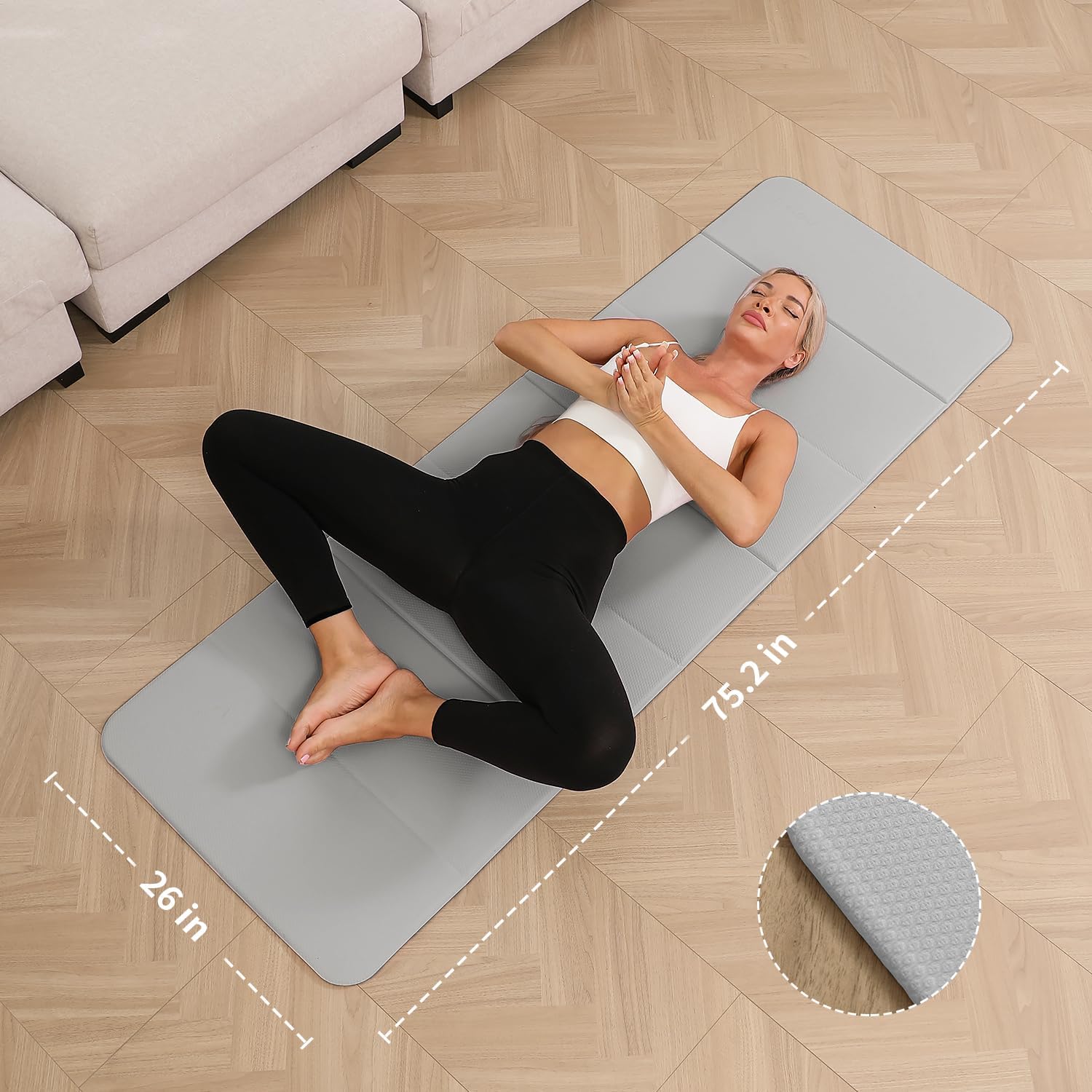 Foldable Yoga Mat 10mm Extra T - Pilates Yoga Mat Workout incelemesi ve fiyatı
