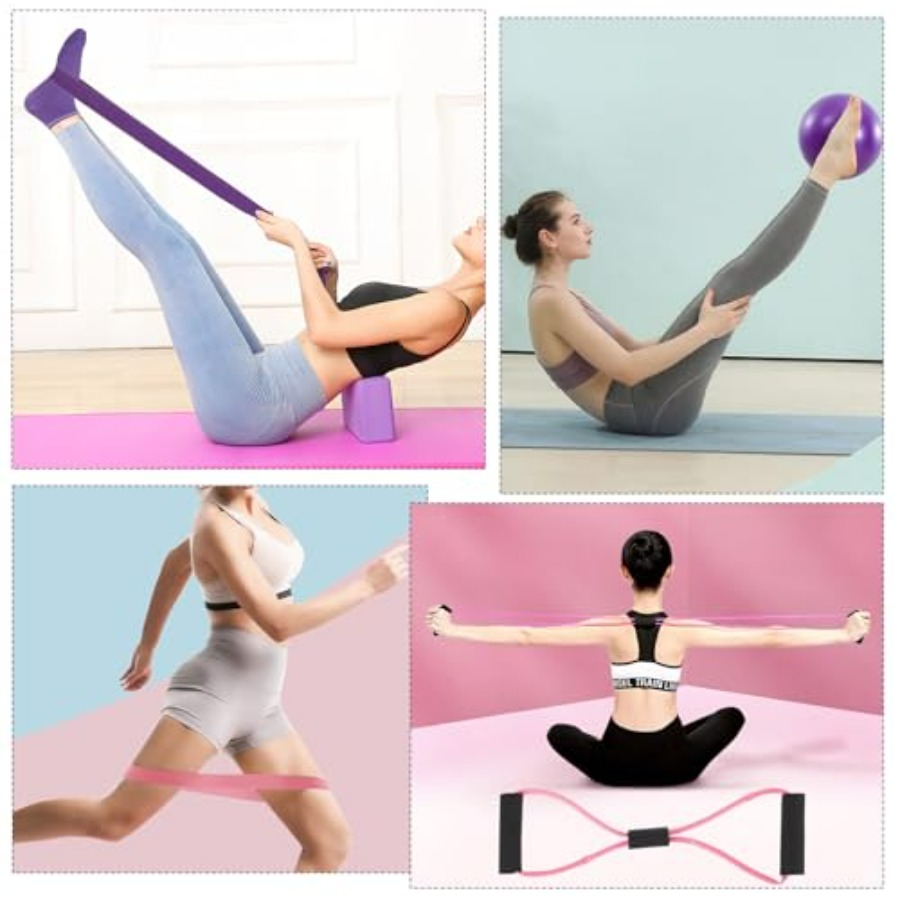 21 Pcs Pilates Ring Circle Set - Pilates Yoga Bag incelemesi ve fiyatı