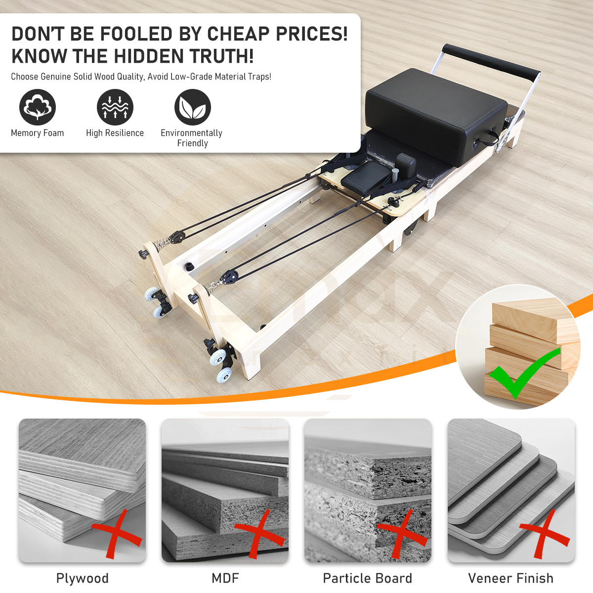 ATV&UTVMaple Wood Pilates Refo - Pilates Reformer Spring incelemesi ve fiyatı