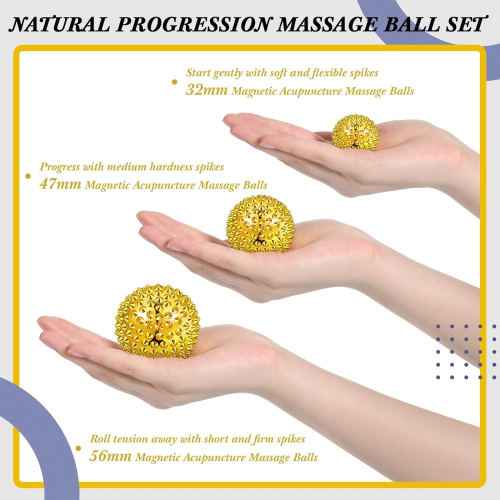 6Pcs/Set Magnetic Massage Ball - Acupressure Ball Set incelemesi ve fiyatı