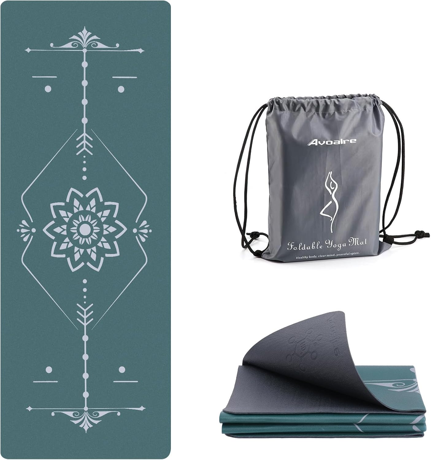 Foldable Yoga Mat Non Slip Exe - Pilates Yoga Bag incelemesi ve fiyatı