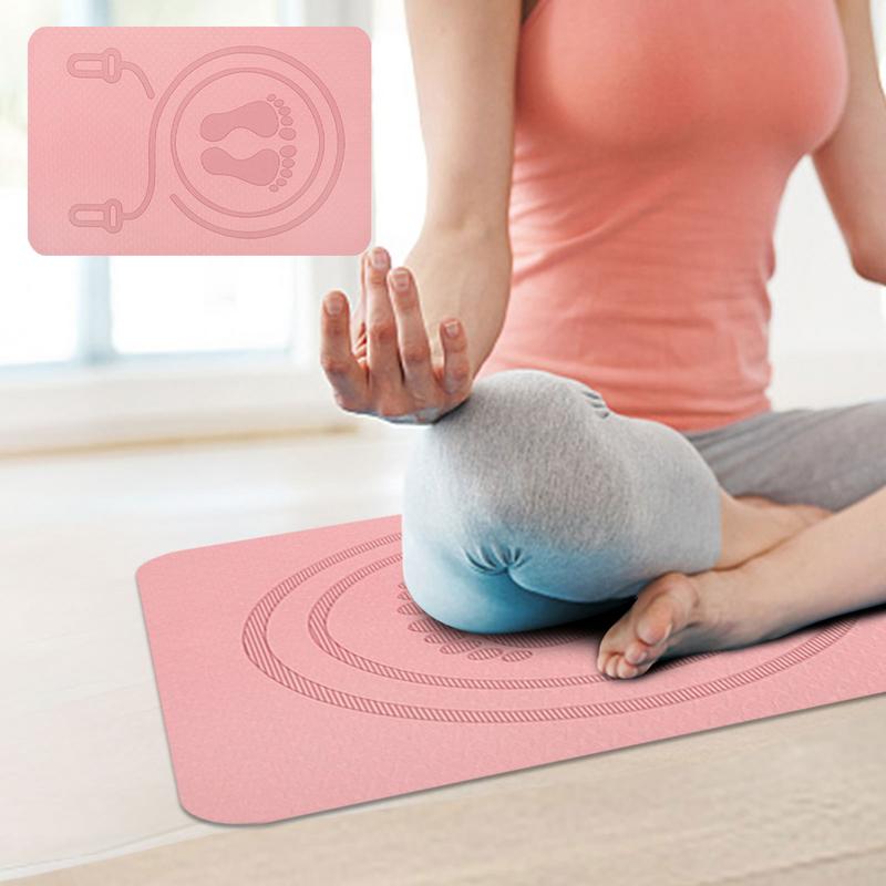 6mm Jump Rope Mat TPE Material - Pilates Yoga Mat Workout incelemesi ve fiyatı