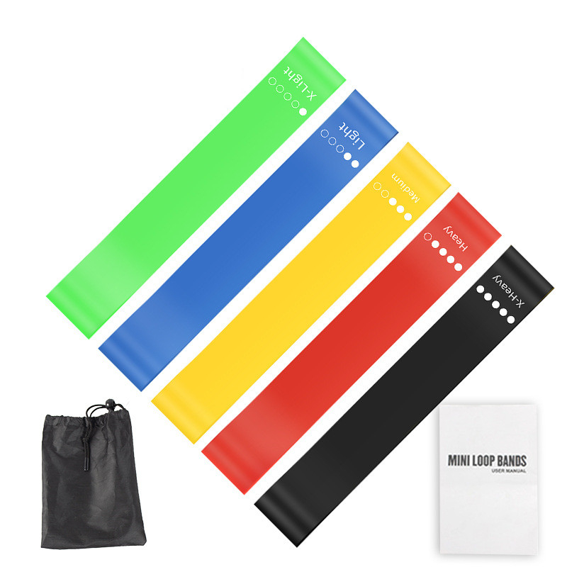 5Pcs TPE Resistance Bands Set  - Pilates Yoga Bag incelemesi ve fiyatı