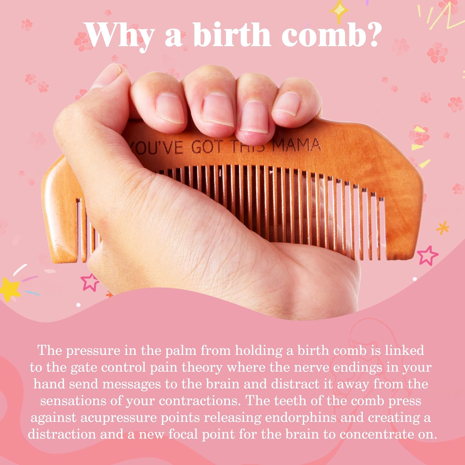 Wooden Birth Comb & Acupressur - Acupressure Ball Set incelemesi ve fiyatı