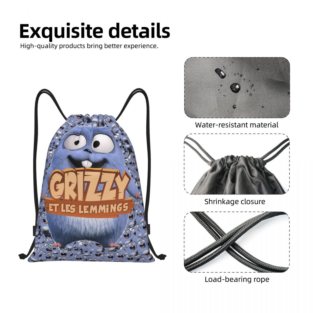 Grizzy And The Lemmings Kids F - Pilates Yoga Bag incelemesi ve fiyatı