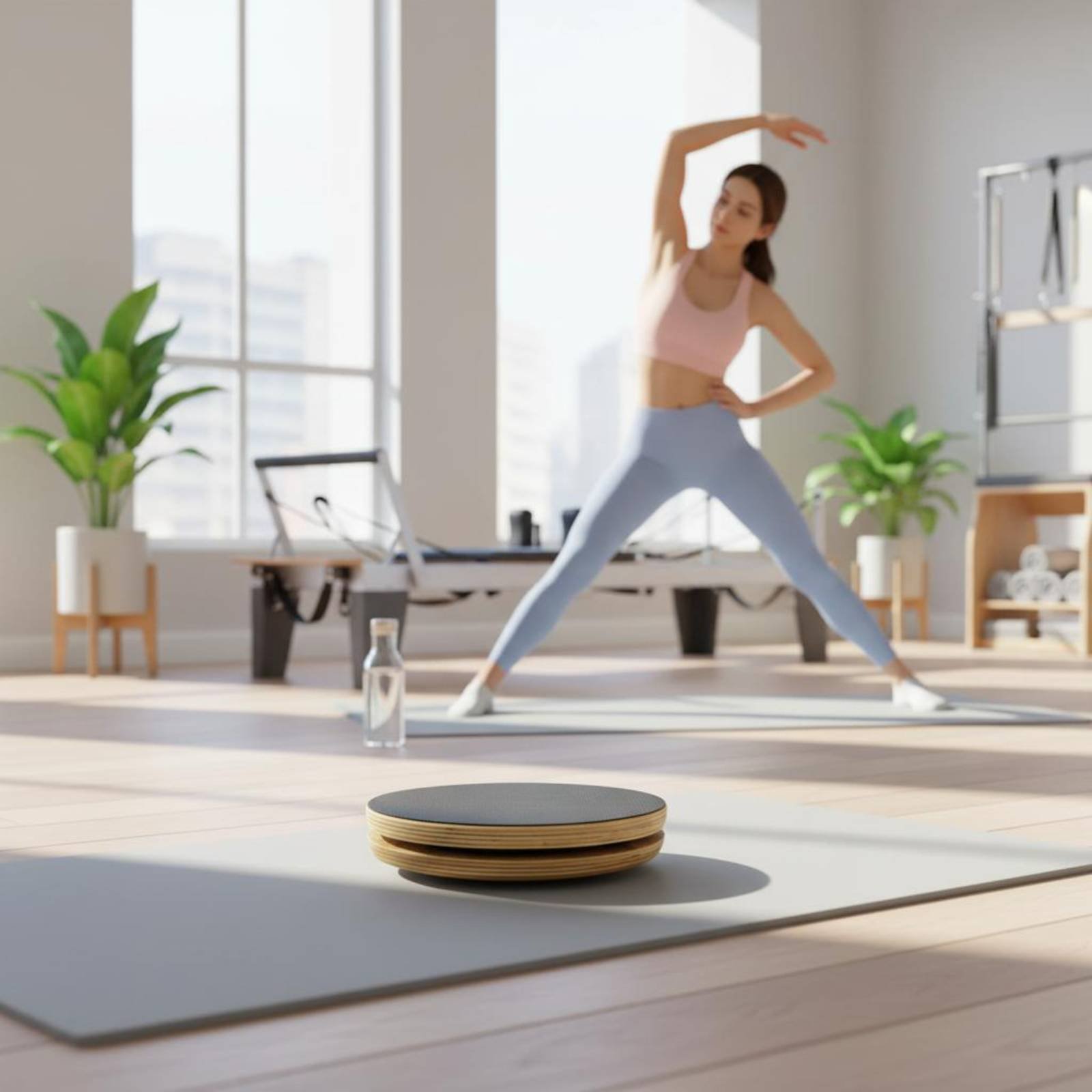 2 Pieces Wooden Pilates Disc S - Pilates & Yoga Studio Alineacion incelemesi ve fiyatı